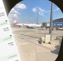 Flugstrecke ab 16,13 Euro: Kein Dumpingpreis, sagt AUA.