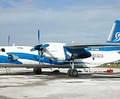 Antonov AN-26 von Aerogaviota: Eine Maschine dieses Typs ist abgestürzt.
