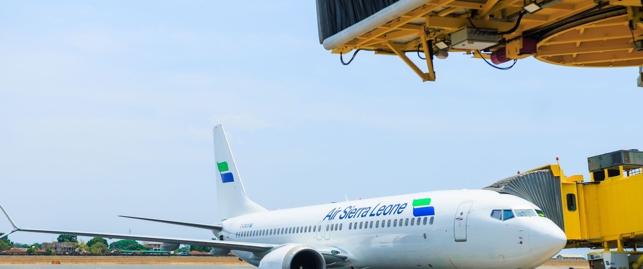 Boeing 737 Max von Air Sierra Leone: Fliegt nicht mehr.