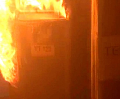 Feuer in der Kabine: So sah es beim FAA-Test aus