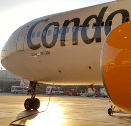 Flugzeug von Condor: Jetzt kann der Ferienflieger die Zukunft planen.