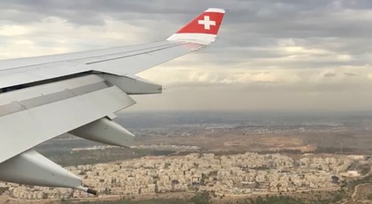 Anflug auf Tel Aviv mit Airbus A330 von Swiss: Vorerst nicht mehr möglich.