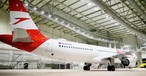 Erster Airbus mit neuer Austrian-Tracht