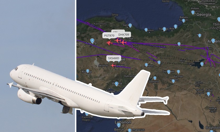 Richtung Naher Osten: Viele Flüge sind außerplanmäßig vor dem Iran umgedreht.