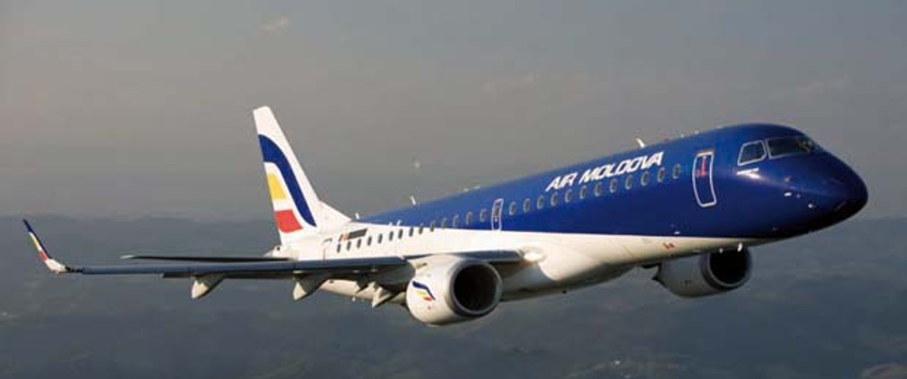 Embraer 190 von Air Moldova: Die Flotte wurde erneuert.