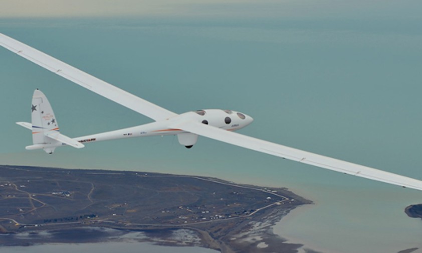 Perlan 2 beim Rekordflug: Es ging hoch bis auf mehr als 15.900 Meter.