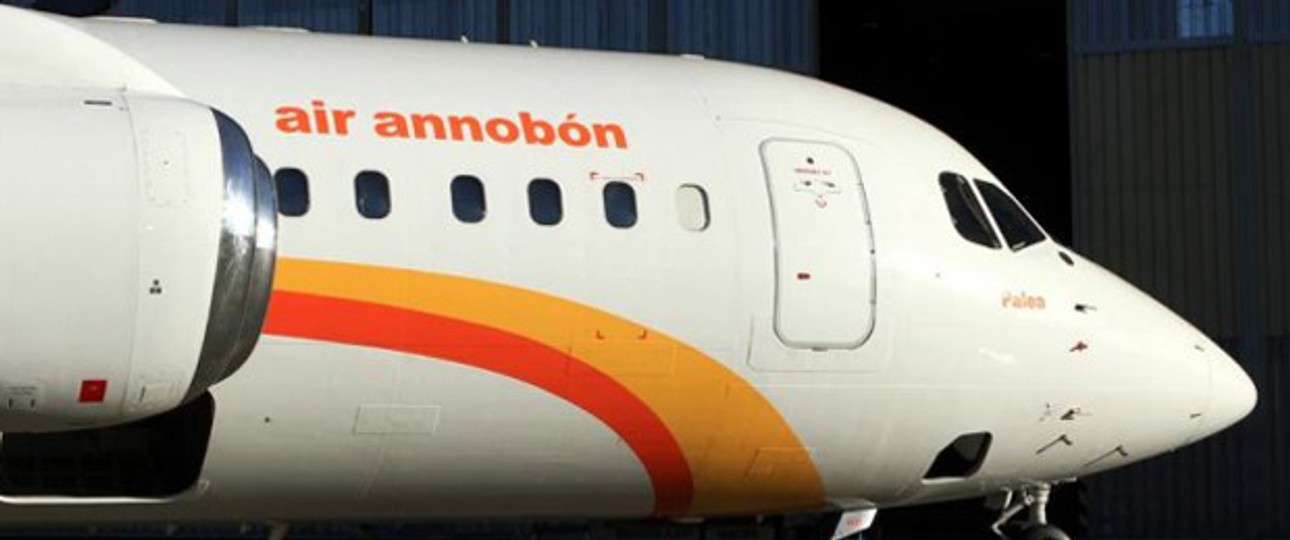 BAe 146-200 von Air Annobón: Das Flugzeug ist nun im Besitz der Airline.
