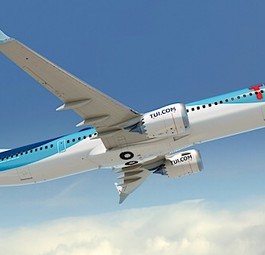 Boeing 737 Max 8 in den Farben von Tui: Die deutsche Tochter bekommt 25 Exemplare.