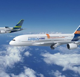 Die beiden Flieger nebeneinander: Noch keine Realität.