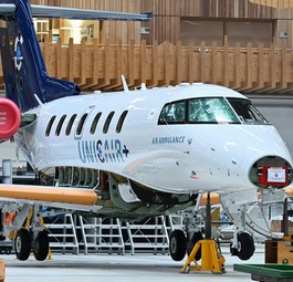 Erster Pilatus PC-24 für Unicair: Das Flugzeug wird ein Ambulanzjet.