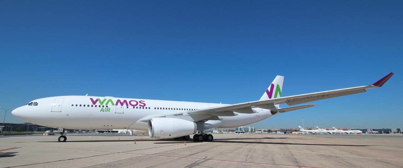 Airbus A330 von Wamos Air: 357 Economy-Plätze.