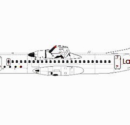 ATR 72 in den Farben von La Nova: Exklusive Flüge geplant.