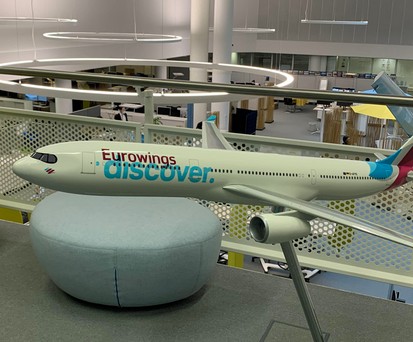 Blick in die Firmenzentrale: Bei Eurowings Discover ist vieles anders.