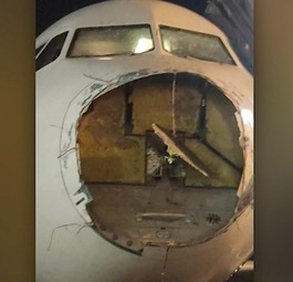 Airbus A320 von Latam in Hagelsturm schwer beschädigt