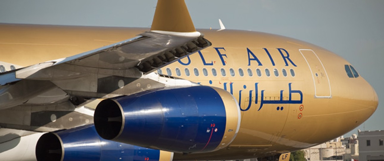 Das Landeverbot für die Gulf-Air-Jets bricht angeblich ein bilaterales Abkommen.