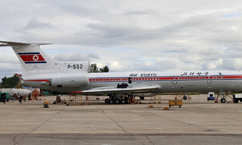 Air Koryos Tupolev Tu-154 mit dem Kennzeichen P-552 (hier zu sehen im Jahr 2012): Offenbar wieder unterwegs.