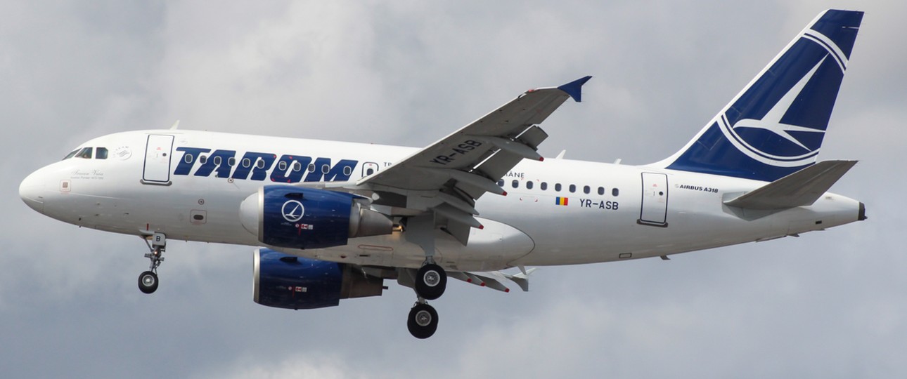 Airbus A318 von Tarom: Flieger von drei Herstellern in der Flotte.