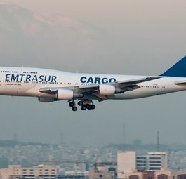 Die Boeing 747 von Emtrasur in Teheran.