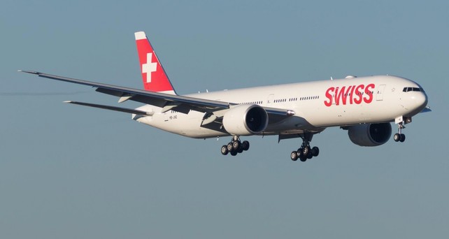 Boeing 777 von Swiss: AN Bord eines solchen Flugzeug ereignete sich der Vorfall.
