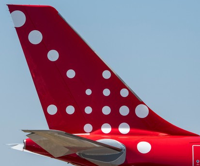 Airbus A330-800 für Air Greenland: Das Logo der Fluggesellschaft auf dem Heck stellt eine Eisblume dar.