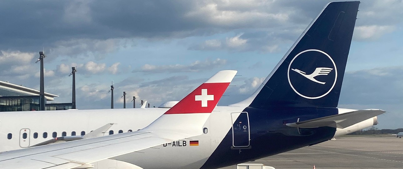 Flieger von Swiss und Lufthansa: Geplant ist ein Personaltausch.