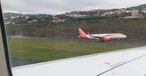 Easyjet-Flugzeug in Funchal: In diesem Fall glückte die Landung.