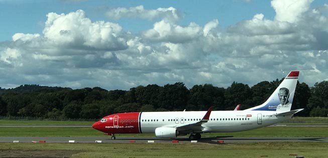 Boeing 737-800 von Norwegian: In Argentinien startet die Fluglinie mit diesem Modell, will aber danach auch Dreamliner einsetzen.