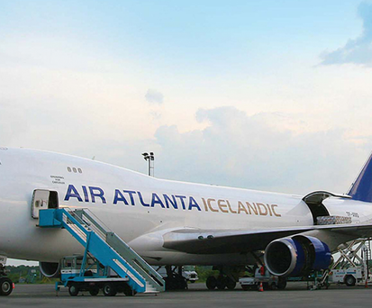 Frachtmaschine von Air Atlanta Icelandic: In einer gab es ein Problem.