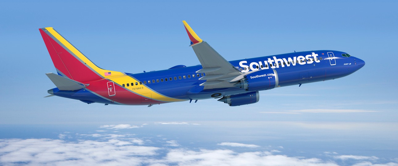 Boeing 737 Max 8 von Southwest Airlines: Zwei hiekle Zwischenfälle.