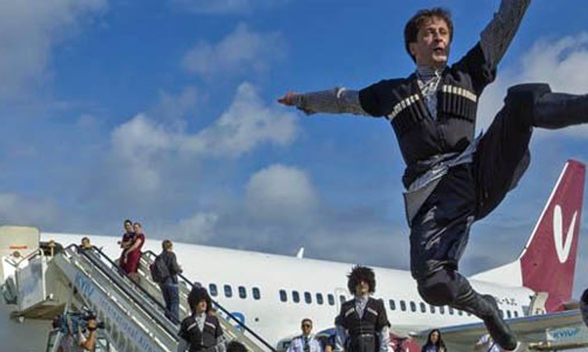 Feier von Flyvista: Die Airline hatte ein kurzes Leben.