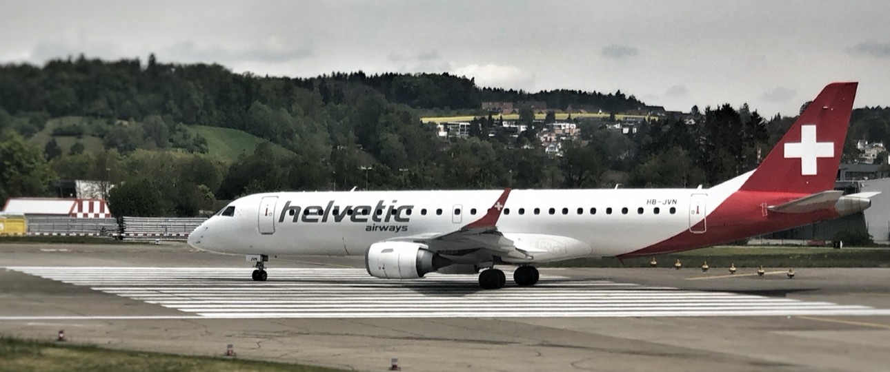E190 von Helvetic Airways: Die Flotte wird verkleinert.
