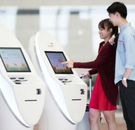 Gesichtserkennung in Changi: Soll gegen Verspätung helfen.