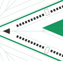 Faltbogen: Daraus wird eine Concorde. Fast wenigstens.