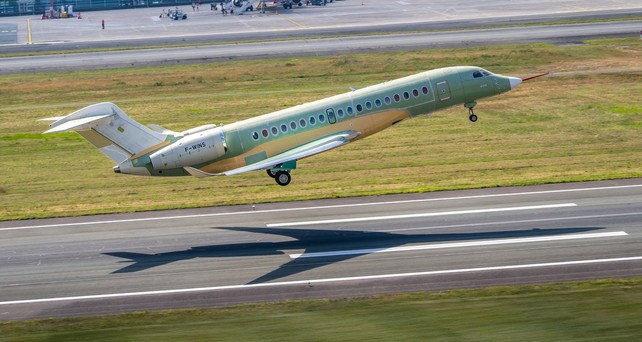 Dassault Falcon 10X: Der Jet ist am 19. Juni das erste Mal geflogen.