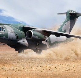 Embraer hat die C-390 als Militärtransporter entwickelt. Sie kann neben dem Truppen- und Materialtransport auch für Missionen wie ...