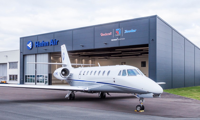 Cessna C680 von Hahn Air: Von Düsseldorf nach Luxemburg in unter 30 Minuten.