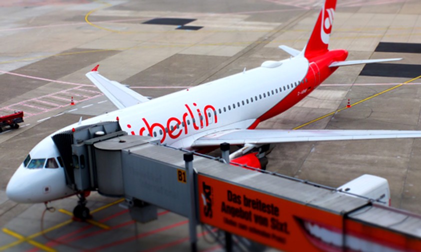 Flugzeug von Air Berlin: Die Insolvenzmasse könnte unzulänglich sein.