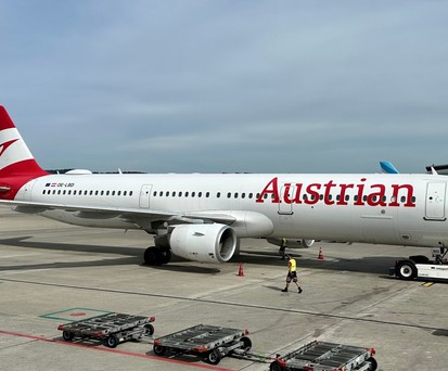Airbus A321 von Austrian Airlines: Es kam zu Betrug.