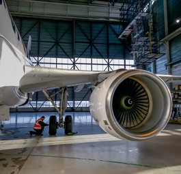 Airbus A319 mit dem Kennzeichen OH-LVB: Das Flugzeug wird in Helsinki zerlegt.
