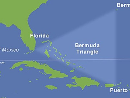 Das Bermudadreieck reicht von Süd-Florida nach Bermuda und Puerto Rico: Vermeintliches Horror-Gebiet.
