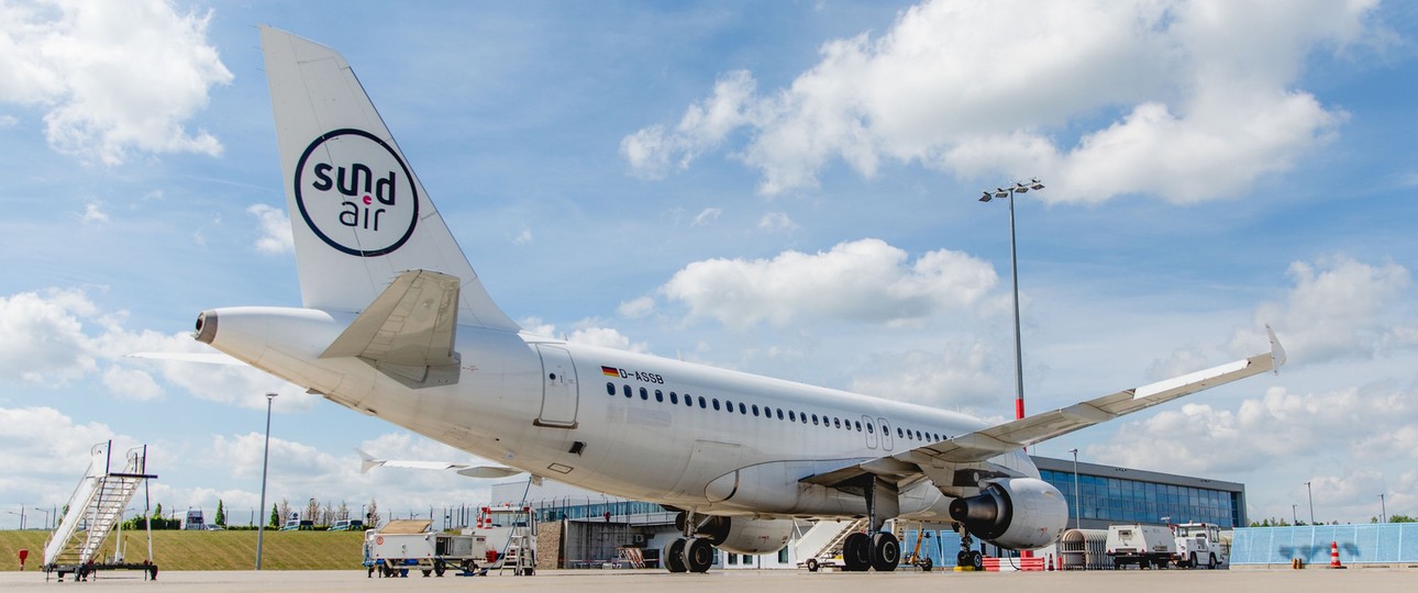 Und so sahen die Flieger von Sundair zuletzt aus.