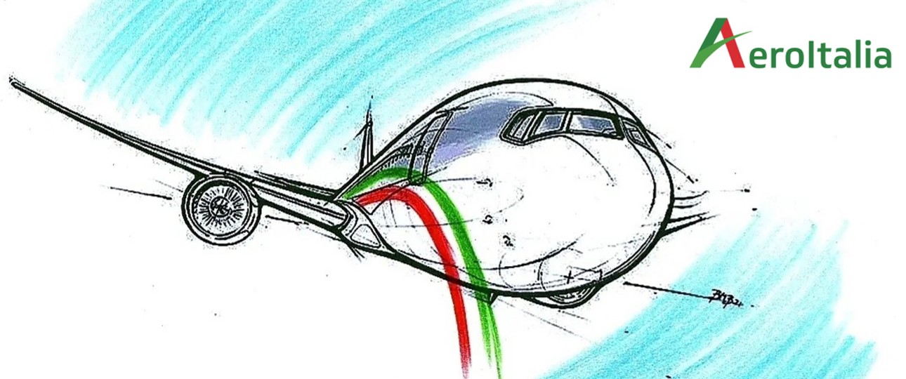 Skizze von Aeroitalia: Start für 2022 geplant.