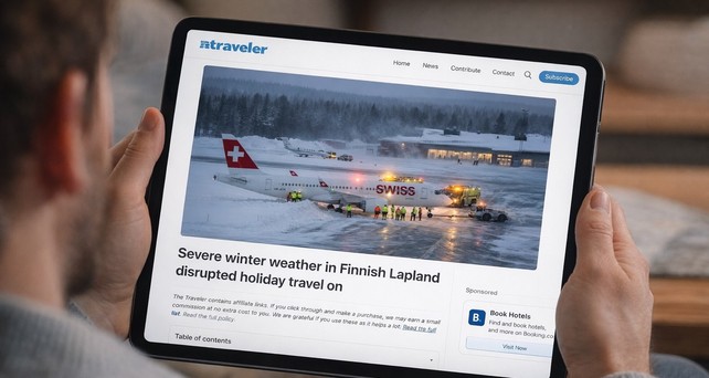 Fake News: Angebliches Bild des Airbus A220 in Kittlä - doch es ist nicht echt.