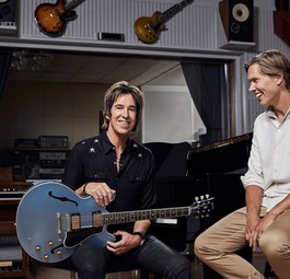 Roxette-Sänger Gessle (links) und Starkoch Tommy Myllymäki: Gemeinsam für bessere Speisen.