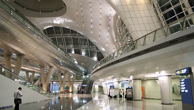 Platz drei: Incheon International in Seoul - ein bequemes Ruheareal und guter Service sind beliebt bei den am Flughafen Festsitzenden. Platz drei.
