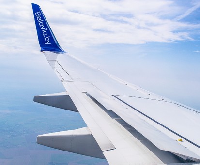 Blick aus einem Belavia-Jet: Richtung Tel Aviv bald länger möglich.