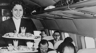 Margot von Engelmann und ihr 176-Mark-Lächeln: Sie prägte die Lufthansa mit.