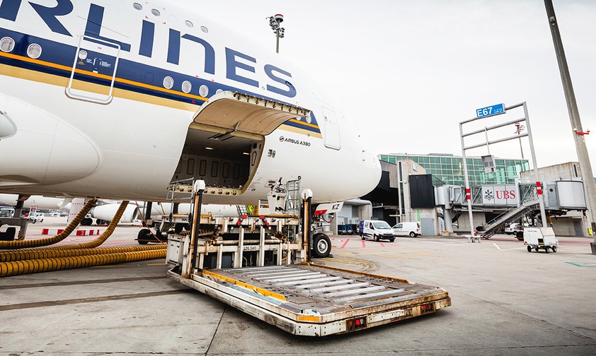Beladung eines Airbus A380: «Ein A380 Combi Kombi eröffnet ganz neue Möglichkeiten».