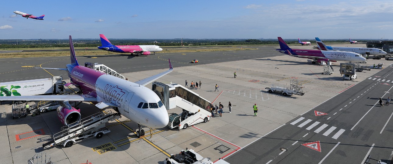 Wizz-Air-Jets: Schon viel in Dortmund im Einsatz, aber erst ab August dort stationiert.