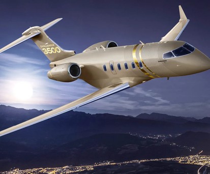 So präsentiert Bombardier die Challenger 3500.